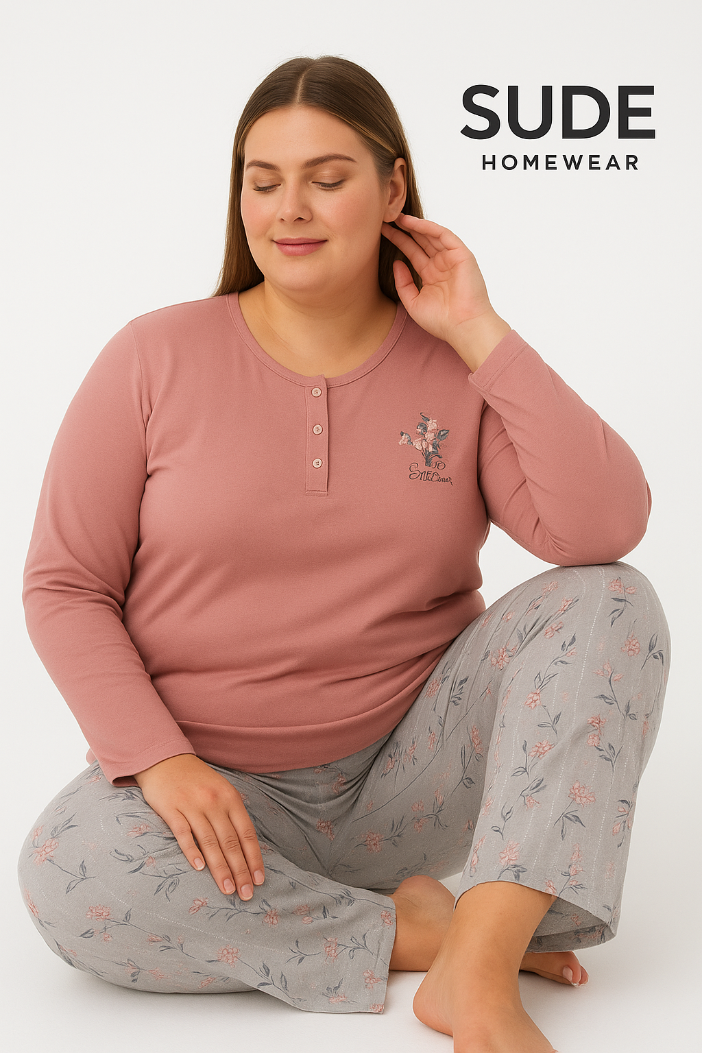 Sude Büyük Beden Pijama (2XL 3XL 4XL 5XL)